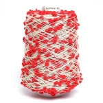 Oshare Pompom c/#303 Włóczka Fantazyjna 3D z pomponami Mondo Fil