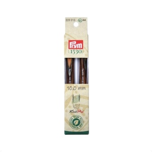 Druty 10 mm (końcówki drutów) z serii NATURAL PRYM  KNIT PRO 223313 do łączenia z żyłką