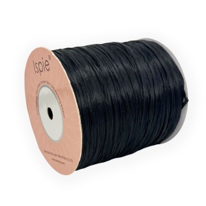 Rafia Ispie 126A Black | Włóczka Ispie