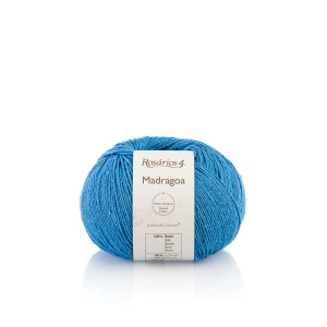 Madragoa 31 Niebieski | Włóczka Rosarios4 | 100% Jedwab
