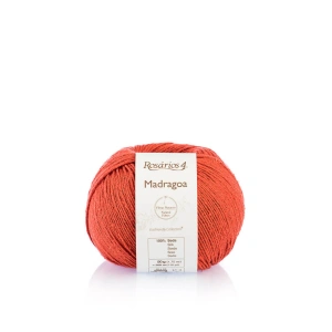 Madragoa 37 Koralowy | Włóczka Rosarios4 | 100% Jedwab