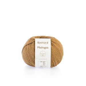 Madragoa 43 Ciemny Beżowy | Włóczka Rosarios4 | 100% Jedwab