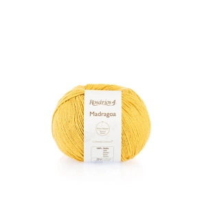 Madragoa 45 Żółty | Włóczka Rosarios4 | 100% Jedwab