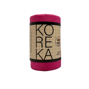Koreka Rafia 72 Jasna Fuksja | Włóczka Milano Rafia | Papierowa