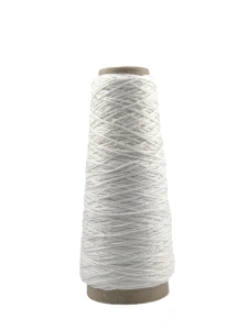 GLAM Bianco 50 gr , błyszcząca wiskoza , włóczka Magicloop    