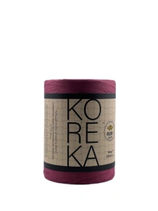 Koreka Rafia 82 Bordowy | Włóczka Milano Rafia | Papierowa