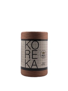 Koreka Rafia 83 Brązowy mleczna czekolada | Włóczka Milano Rafia | Papierowa