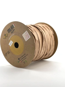 Milano Rafia 07 Karmel | Włóczka Milano Rafia | Wiskozowa