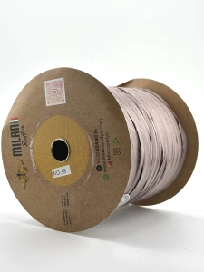 Milano Rafia 38 Popielaty Beżowy | Włóczka Milano Rafia | Wiskozowa