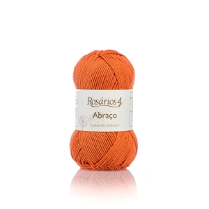 Abraço 07 Pomarańczowy | Włóczka Rosarios4 | 90% bawełna, 10% kaszmir