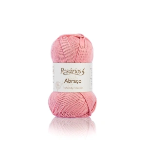 Abraço 23 Różowy | Włóczka Rosarios4 | 90% bawełna, 10% kaszmir