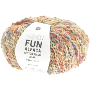 Fun Alpaca 001 Multikolor | Włóczka Rico Design | Wełna Alpaka, Bawełna
