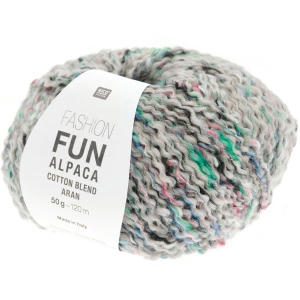 Fun Alpaca 007 Szary | Włóczka Rico Design | Wełna Alpaka, Bawełna