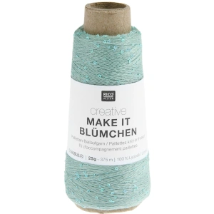 Creative Make It Blümchen 002 Morski | Włóczka Rico Design | Cekiny