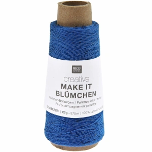 Creative Make It Blümchen 020 Niebieski | Włóczka Rico Design | Cekiny