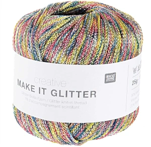 Creative Make it Glitter 002 | Włóczka Rico Design | Brokat